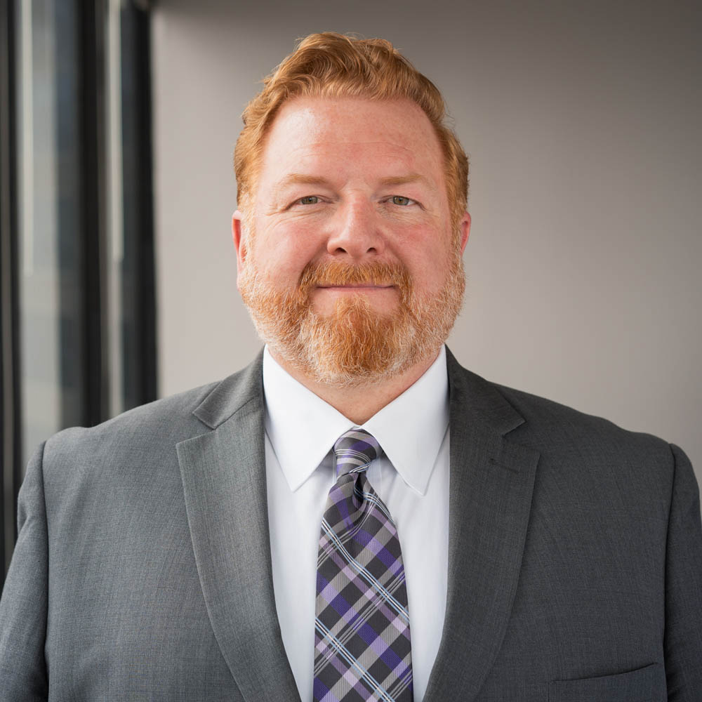 Lawyer portrait in downtown high rise
